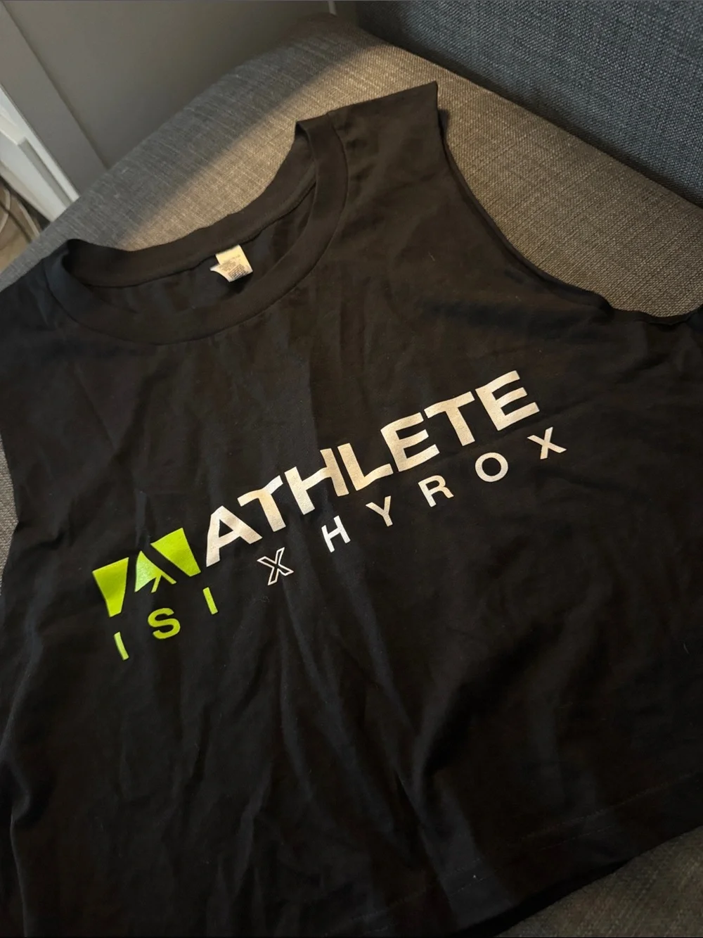 ISI elite training Athlete x Hyrox Black Graphic Tank - Picture 1 of 2